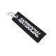 keychains Jet tag keychain "ANTISOCIAL" | races-shop.com