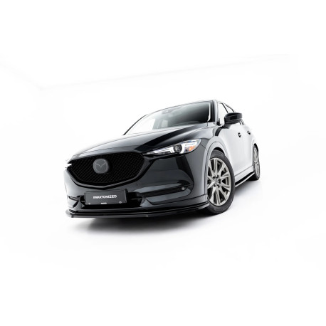 Body kit and visual accessories MAXTON DESIGN front splitter for Mazda CX-5 Mk2, glossy black | races-shop.com