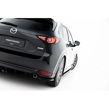 Body kit and visual accessories MAXTON DESIGN rear side splitters for Mazda CX-5 Mk2, glossy black | races-shop.com