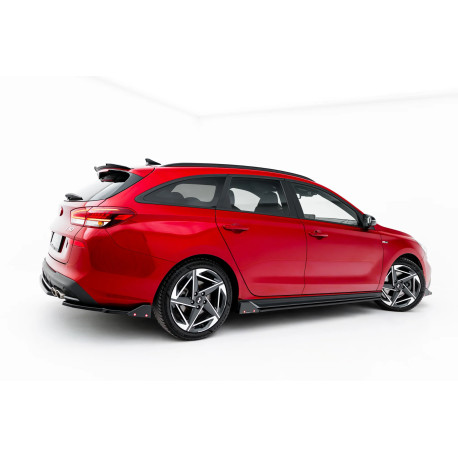 Body kit and visual accessories Side Skirts DiffusersV.3 + Flaps Hyundai I30 N-Line Wagon Mk3 Facelift | races-shop.com