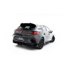 MAXTON DESIGN Street Pro rear diffuser + Flaps for Cupra Leon Hatchback Mk1 Facelift, black