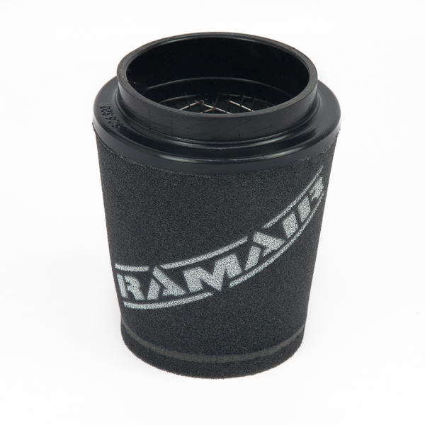 Ramair Universal Air Filter 70Mm Od Neck Aluminium Induction Intake Cone Black