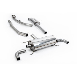 Milltek Cat-back exhaust non-valved for Alfa Romeo Giulia 2.0T Veloce 2017+