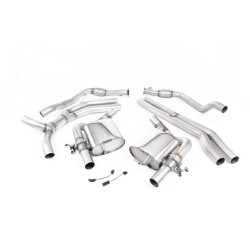 Milltek Cat-back exhaust (louder) for Audi RS5 2.9 V6 Turbo Sportback (B9.5) (non-GPF) 2019+ - Titanium tips