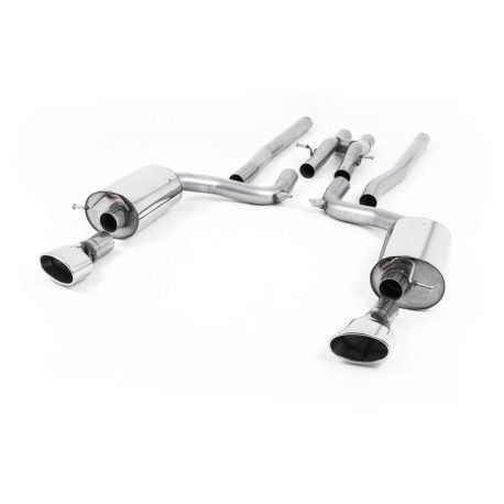 Milltek exhaust systems Milltek Cat-back exhaust (louder) for Audi RS6 5.0 V10 biturbo quattro (C6) (non-GPF) 2008-2010 | races-shop.com