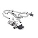 Milltek exhaust systems Milltek Cat-back exhaust (loudest) for Audi RS7 4.0 V8 bi-turbo (C8) (non-GPF) 2019+ - Cerakote black tips | races-shop.com