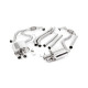 Milltek exhaust systems Milltek Cat-back exhaust (louder) for Audi S4 3.0 Turbo V6 (B9) (non-GPF, Sport Diff) 2016+ - Titanium GT-100 tips | races-shop.com