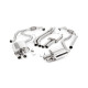 Milltek Cat-back exhaust resonated for Audi S4 3.0 Turbo V6 (B9) (non-GPF, Sport Diff) 2016+ - Polished GT-100 tips
