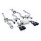 Milltek Cat-back exhaust resonated for BMW M2 Coupe (non-GPF) 2023+ - Cerakote black tips