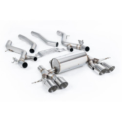 Milltek GPF-back exhaust for BMW M2 Coupe (GPF) 2023+ - Polished tips