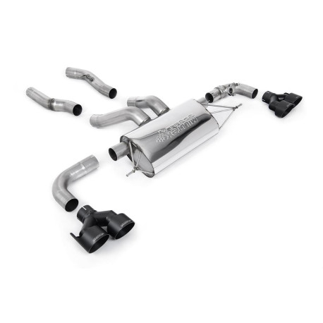 Milltek exhaust systems Milltek GPF-back exhaust for BMW M240i Coupe (GPF) 2022+ - Cerakote black tips | races-shop.com