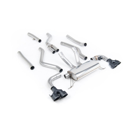 Milltek exhaust systems Milltek Cat-back exhaust for BMW M340i (G20) Sedan Xdrive (non-GPF) 2021+ - Black tips | races-shop.com