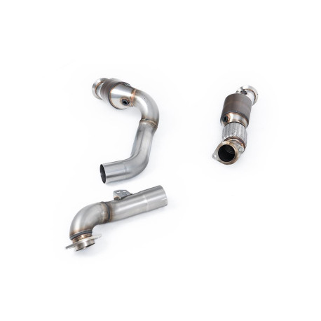 Milltek exhaust systems Milltek Large-bore downpipe with sports cat for BMW M4 (G82) S58 3.0 Turbo (non-GPF) 2021+ | races-shop.com