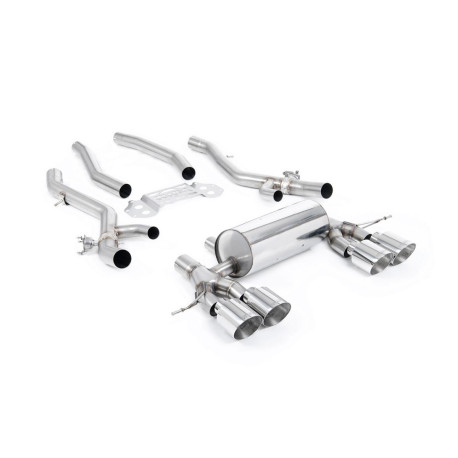 Milltek exhaust systems Milltek GPF-back exhaust for BMW M4 (G82) S58 3.0 Turbo (GPF) 2020+ - Polished tips | races-shop.com