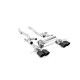 Milltek exhaust systems Milltek Axle-back exhaust for BMW M4 (G82) S58 3.0 Turbo (GPF) 2020+ - Cerakote black tips | races-shop.com