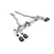 Milltek GPF-back exhaust for BMW M5 (F90) 4.4l Twin Turbo (GPF) 2020-2021 - Carbon tips