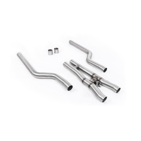 Milltek exhaust systems Milltek GPF bypass pipe for BMW M8 (F91/F92) 4.4l V8 Twin Turbo Coupe/Cabrio (GPF, OE cutting required) 2020+ | races-shop.com