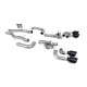 Milltek exhaust systems Milltek GPF-back exhaust valved for BMW M8 (F91/F92) 4.4l V8 Twin Turbo Coupe/Cabrio (GPF) 2020+ - Cerakote black tips | races-shop.com