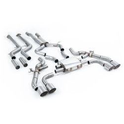 Milltek Downpipe-back exhaust for BMW X3 X3M/X3M Comp 3.0 (G01) (GPF) 2022+ - Titanium tips