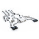 Milltek Downpipe-back exhaust for BMW X3 X3M/X3M Comp 3.0 (G01) (GPF) 2022+ - Carbon tips