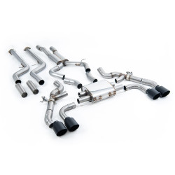 Milltek Cat-back exhaust for BMW X4 X4M/X4M Comp 3.0 (G02) (non-GPF) 2022+ - Cerakote black tips