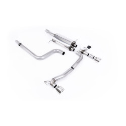 Milltek Cat-back exhaust for Ford Fiesta Mk8 & Mk8.5 ST 1.5 EcoBoost 200PS (non-GPF) 2020+ - Dual polished tips