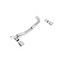 Milltek Maxton Designs Dual Outlet Upgrade Kit for Ford Fiesta Mk8 ST EcoBoost 200PS (non-GPF) 2018-2020 - Polished tips