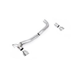 Milltek Maxton Designs Dual Outlet Upgrade Kit for Ford Fiesta Mk8 ST EcoBoost 200PS (non-GPF) 2018-2020 - Titanium tips