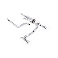 Milltek Cat-back exhaust for Ford Fiesta Mk8 ST 1.5 EcoBoost 200PS (non-GPF) 2018-2020 - Polished tips