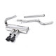 Milltek Cat-back exhaust (louder) for Ford Focus Mk3 ST Estate/Sedan/Limousine (non-GPF) 2012-2018 - Cerakote black tips