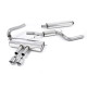 Milltek Cat-back exhaust (quieter) for Ford Focus Mk3 ST Estate/Sedan/Limousine (non-GPF) 2012-2018 - Polished tips