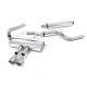Milltek exhaust systems Milltek Cat-back exhaust (quieter) for Ford Focus Mk3 ST Estate/Sedan/Limousine (non-GPF) 2012-2018 - Titanium tips | races-shop.com