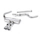 Milltek exhaust systems Milltek Cat-back exhaust non-resonated for Ford Focus Mk3 ST Estate/Sedan/Limousine (non-GPF) 2012-2018 - Titanium tips | races-shop.com