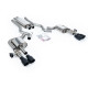 Milltek exhaust systems Milltek Cat-back exhaust resonated valved for Ford Mustang 2.3 EcoBoost (non-GPF) 2024+ - Cerakote black tips | races-shop.com