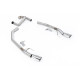 Milltek Axle-back exhaust for Ford Ranger 2.0TDCI 205PS Bi-Turbo Diesel (T9) (non-GPF) 2023+ - Polished tips