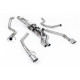 Milltek Cat-back exhaust valved for Ford Ranger Raptor Ranger 3.0 V6 Twin Turbo (non-GPF) 2023+ - Brushed titanium tips