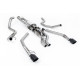 Milltek exhaust systems Milltek Cat-back exhaust valved for Ford Ranger Raptor Ranger 3.0 V6 Twin Turbo (non-GPF) 2023+ - Cerakote black tips | races-shop.com