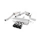 Milltek Cat-back exhaust resonated for Honda Civic 1.5T Si 5 Door Hatch (FK7) (non-GPF) 2015+ - Carbon tips