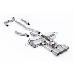 Milltek Cat-back exhaust (loudest) for Acura Integra Type S 2.0 Turbo 320hp (DE5) (non-GPF) 2023+ - Brushed titanium tips