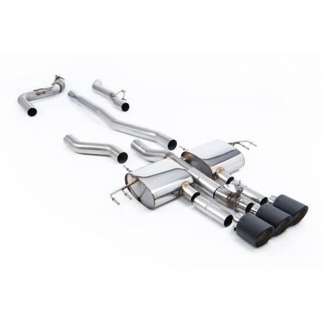 Milltek exhaust systems Milltek Cat-back exhaust (loudest) for Acura Integra Type S 2.0 Turbo 320hp (DE5) (non-GPF) 2023+ - Carbon tips | races-shop.com