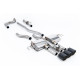 Milltek Cat-back exhaust part-resonated for Acura Integra Type S Turbo 320hp (DE5) (non-GPF) 2023+ - Carbon tips