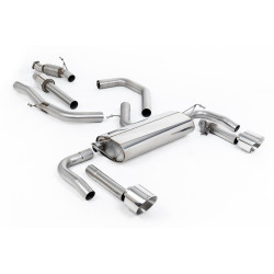 Milltek Cat-back exhaust resonated valved for Hyundai Elantra N 2.0L Turbo 275hp 2021+ - Polished tips