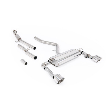 Milltek exhaust systems Milltek Cat-back exhaust (louder) for Hyundai Kona N 2.0L Turbo 275hp (non-GPF) 2022+ - Polished tips | races-shop.com
