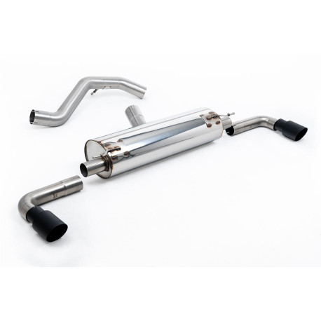 Milltek exhaust systems Milltek GPF-back exhaust resonated for INEOS Grenadier B57 3.0 I6 Turbo Diesel (non-GPF) 2023+ - Twin Cerakote black tips | races-shop.com