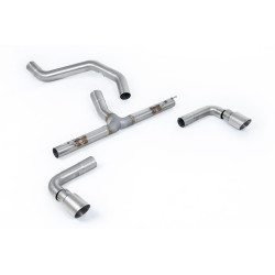 Milltek GPF-back exhaust non-resonated for INEOS Grenadier B58 3.0 I6 Turbo Petrol (non-GPF) 2023+ - Twin brushed titanium tips