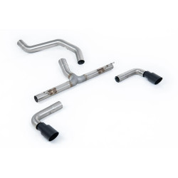 Milltek GPF-back exhaust non-resonated for INEOS Grenadier B58 3.0 I6 Turbo Petrol (non-GPF) 2023+ - Twin Cerakote black tips