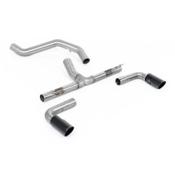 Milltek GPF-back exhaust non-resonated for INEOS Grenadier B58 3.0 I6 Turbo Petrol (non-GPF) 2023+ - Premium Cerakote black tips