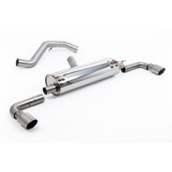 Milltek GPF-back exhaust resonated for INEOS Grenadier B58 3.0 I6 Turbo Petrol (non-GPF) 2023+ - Twin brushed titanium tips