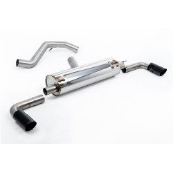 Milltek GPF-back exhaust resonated for INEOS Grenadier B58 3.0 I6 Turbo Petrol (non-GPF) 2023+ - Premium Cerakote black tips
