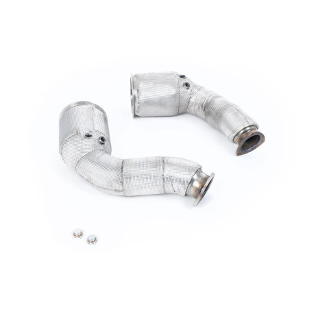 Milltek exhaust systems Milltek Large-bore downpipe with de-cat for Lamborghini Urus 4.0 Twin Turbo V8 650PS (non-GPF) 2018+ | races-shop.com